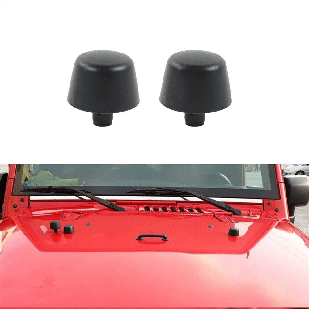 Rubber Hood Bumper Stop Cushions for 2007-2017 Jeep Wrangler JK