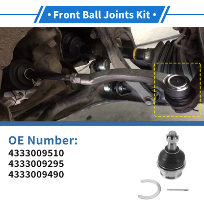 2 x Front Lower Ball Joints for Toyota Tacoma (2005-2022)