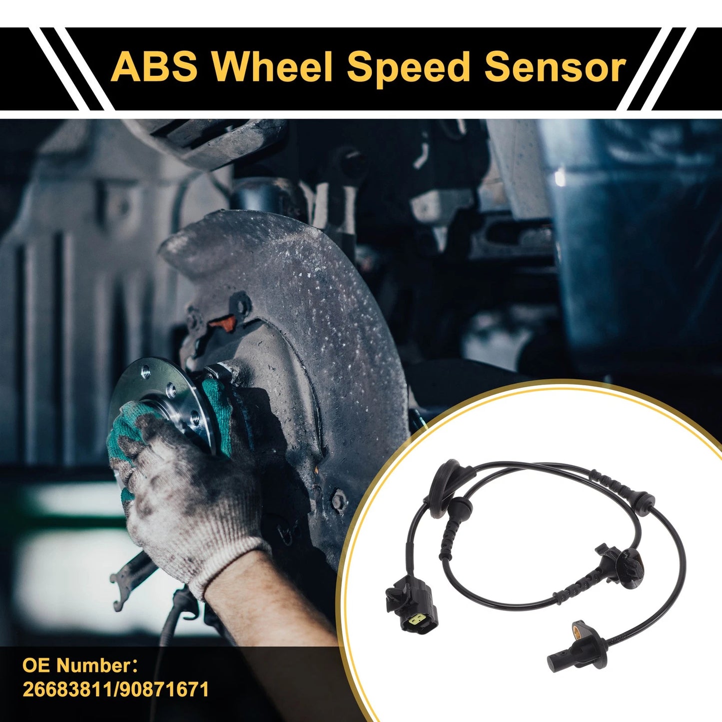 ABS Wheel Speed Sensor for Chevrolet Sail 3 Front Left Right (2012 - 2014)