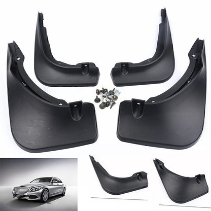 Splash Guards Mud Flaps for Mercedes Benz C Class Sedan (2014-2018)