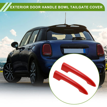 Red Rear Trunk Tailgate Handle Cover for BMW Mini R55 Clubman (2006-2014)