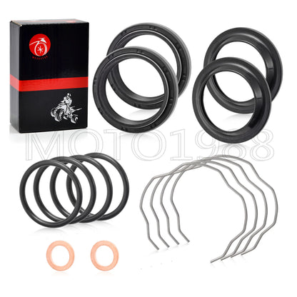 Fork Dust Oil Seals Kit 41x53x8/10.5mm for Kawasaki Ninja 650 ER650/EN650/EX650