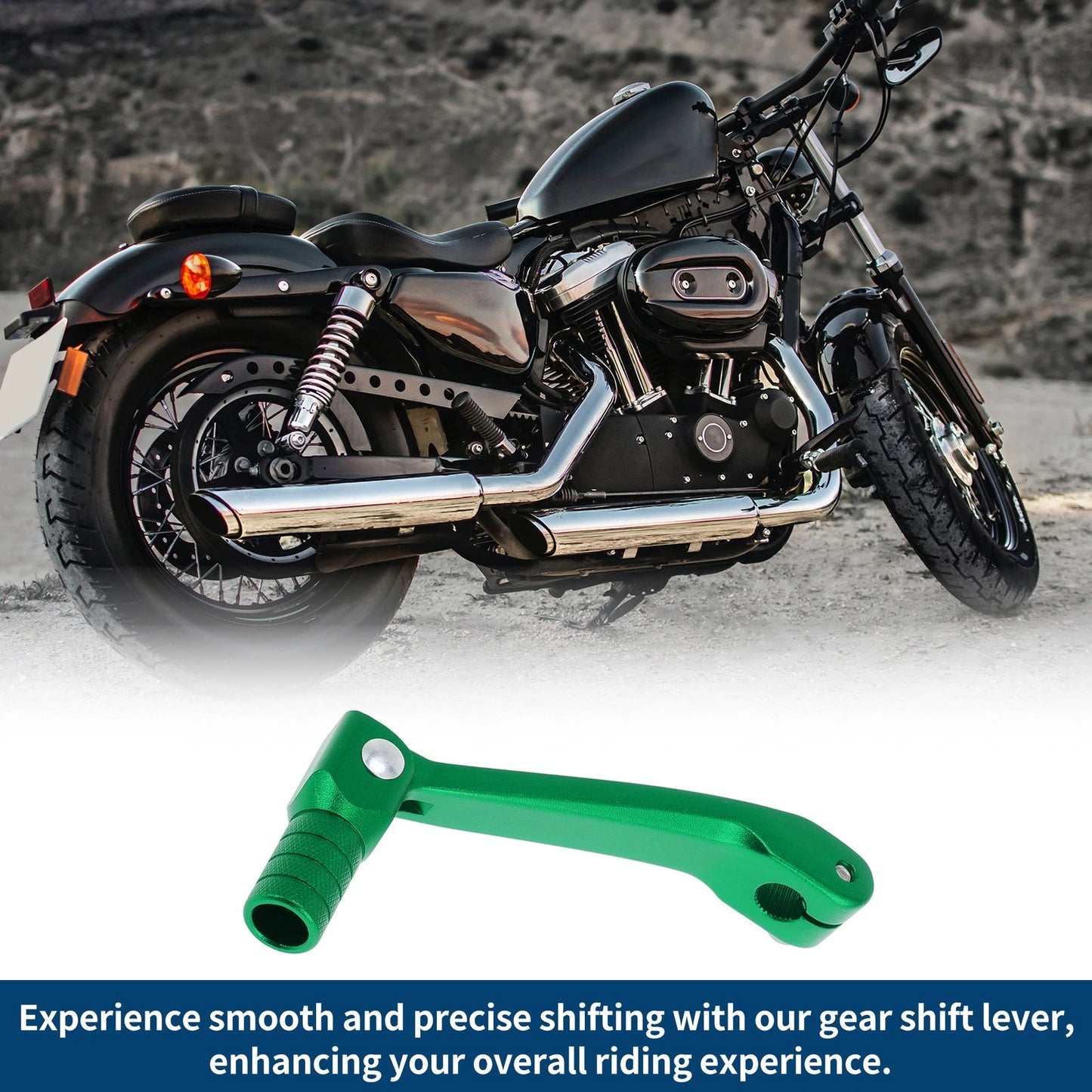 Folding Shifter Lever for Honda CRF150F 2003-2017 Green