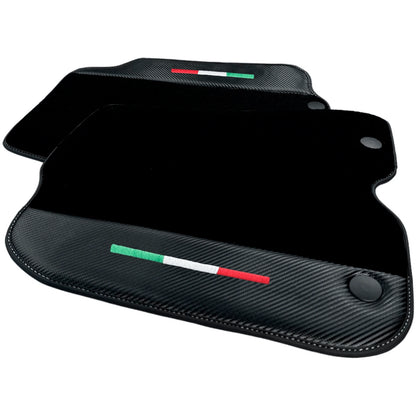 Black Floor Mats for Ferrari F12 Berlinetta (2013-2017)