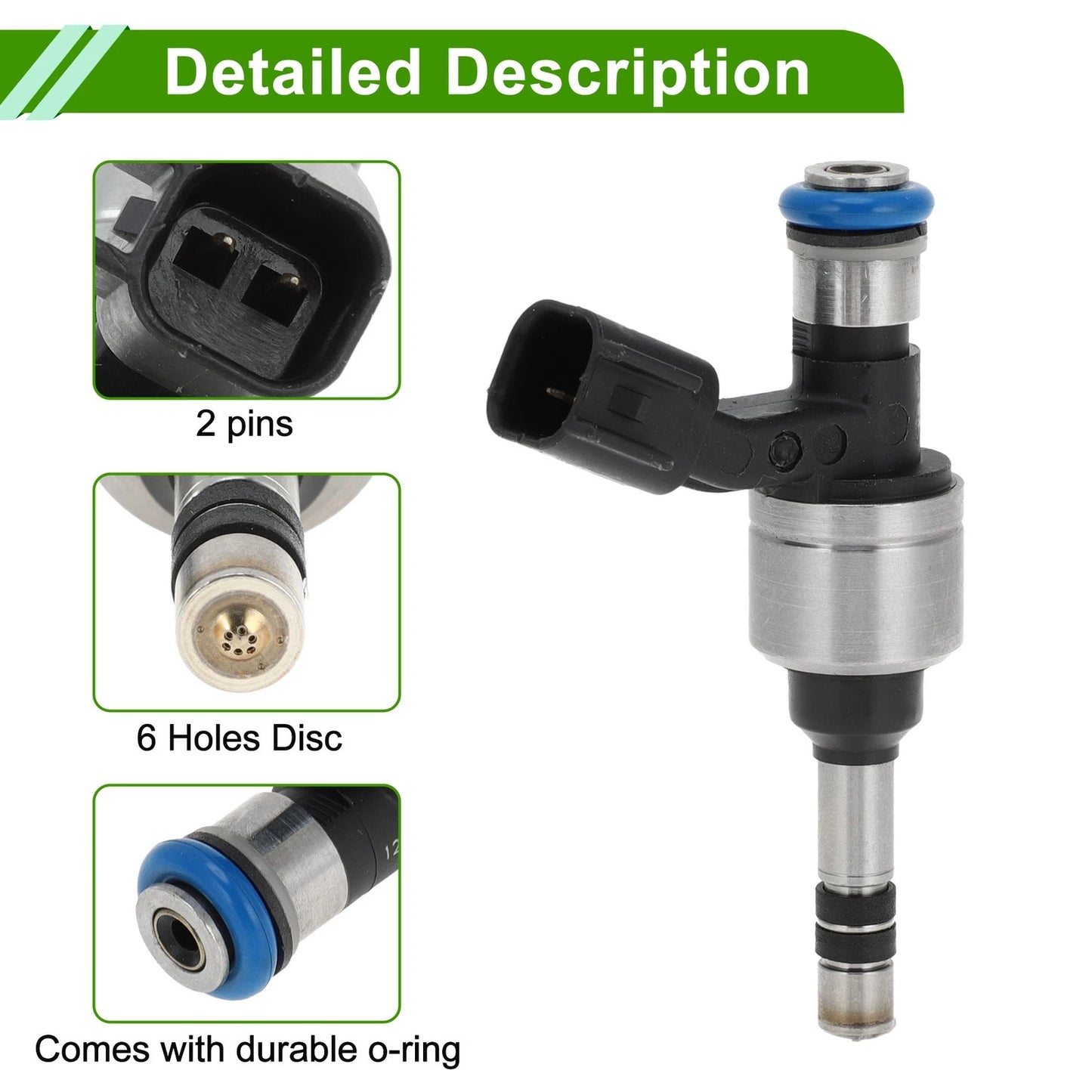 3.0L Fuel Injector for Chevy Equinox Black (2010-2011)