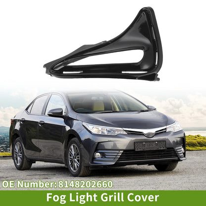 1 Pc Front Left Fog Light Grill for Toyota Corolla (2017–2018)