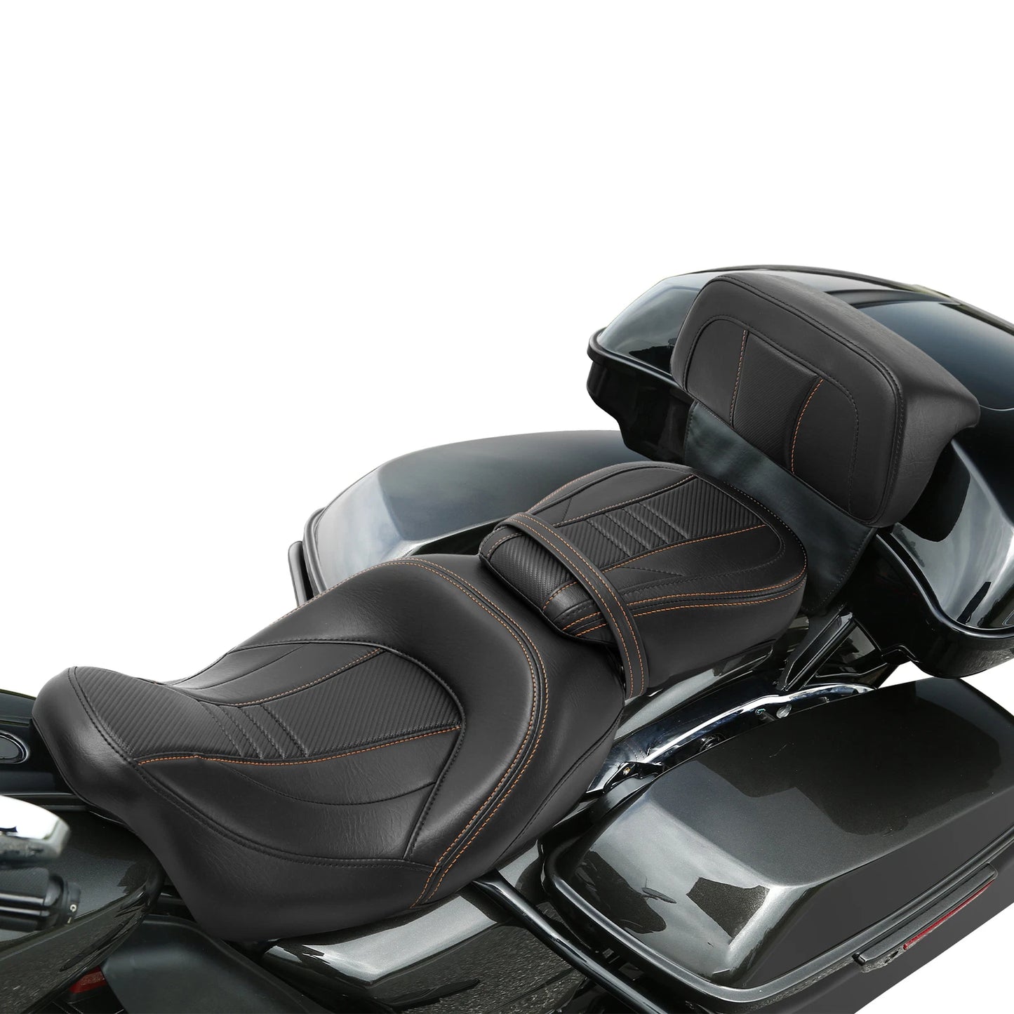 Rider & Passenger Backrest Pad for Harley CVO Road Glide (2014-2023)