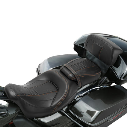 Rider & Passenger Backrest Pad for Harley CVO Road Glide (2014-2023)