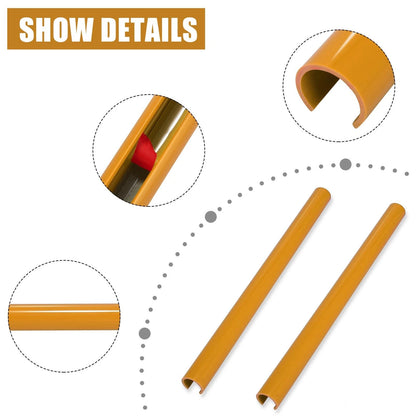 ABS Front Grille Trim Strips Cover Decor Yellow for BMW 1-4 Series