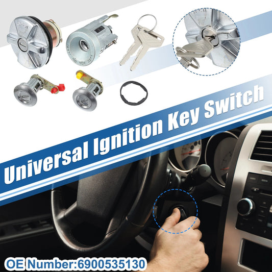 1 Set Ignition Switch Cylinder Set with Keys for Toyota Pickup (1984–1995)
