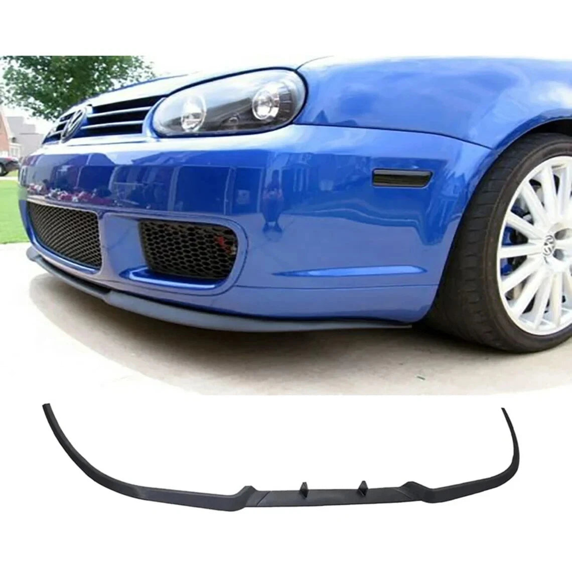 Front Bumper Lip 3 Pcs for VW Golf Mk4 R32 Cupra R (2001-2006)