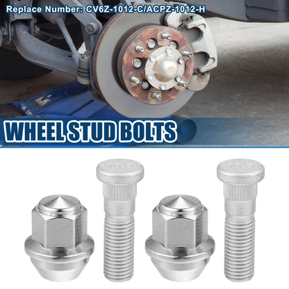 M12-1.5 Wheel Lug Stud Bolts  for Ford Fiesta Focus Fusion (2011-2023)