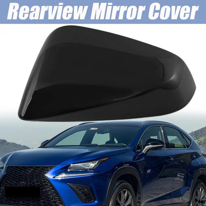 Left Driver Side Mirror Cover Caps for Lexus NX RX 2015-2021 Black
