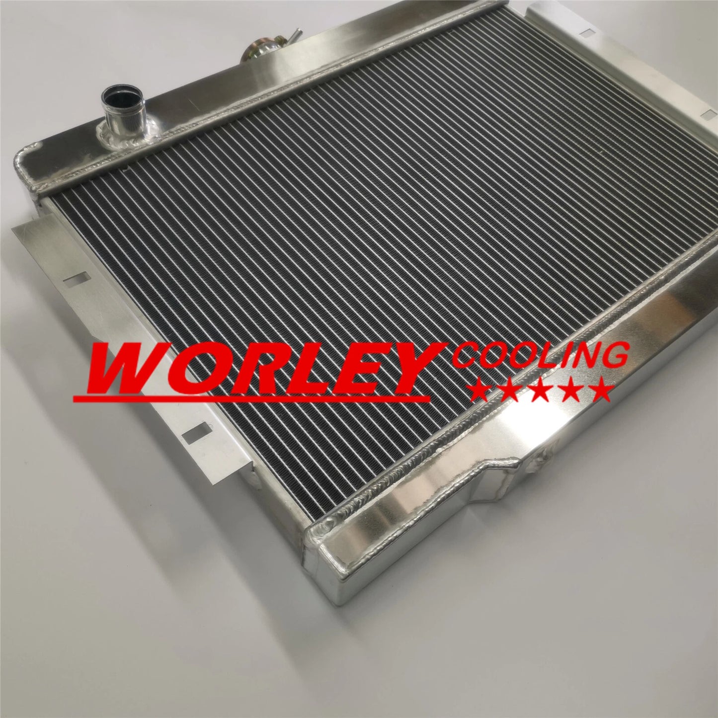 44mm Radiator & Fan for Jeep CJ5 3.8L 4.2L 5.0L (1972-1983)