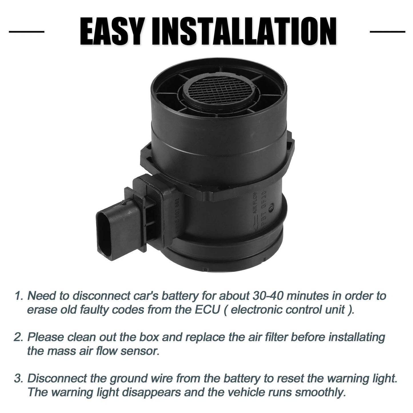 Mass Air Flow Sensor for BMW 1 Series (2007-2013)