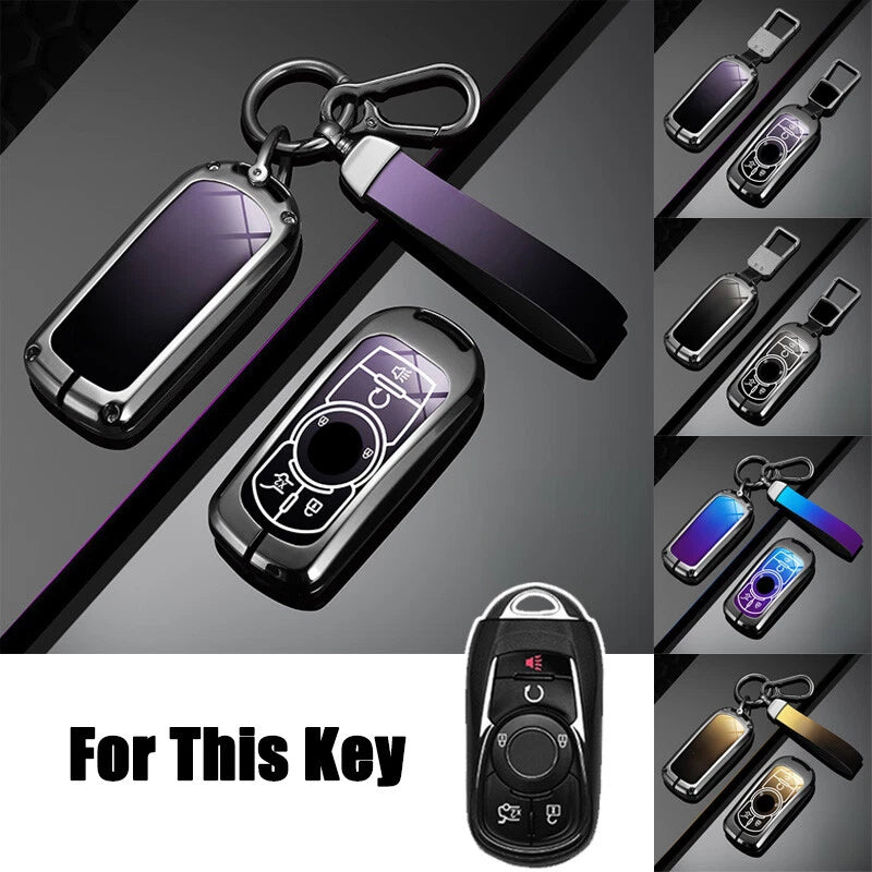 Zinc Alloy TPU Car Key Fob Case Cover for Buick Encore TourX Lacrosse Regal