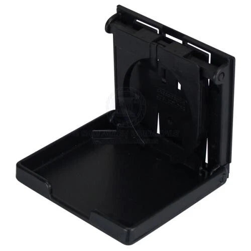 Folding Drink Holder for Caravan/Boat/RV/Camper Trailer - Black