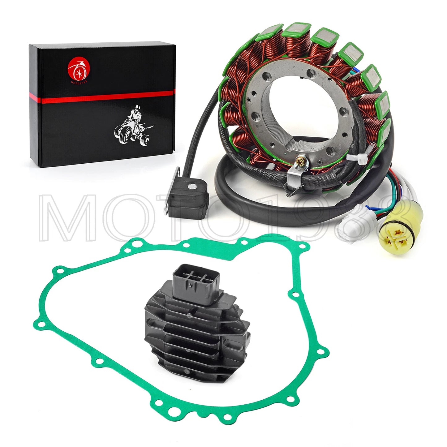 Stator & Regulator Rectifier W/Gasket Assy for Yamaha Grizzly (2007–2008)