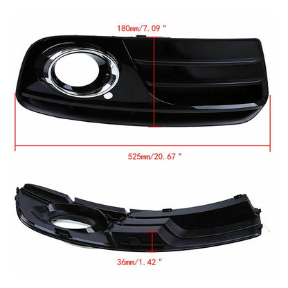 Front Bumper Fog Light Covers for 2013-2016 Audi Q5 (2 x Left & Right)