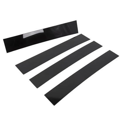 Black Door Trim Pillar Posts for 2007-14 Cadillac Escalade ESV/EXT 4 x Pieces