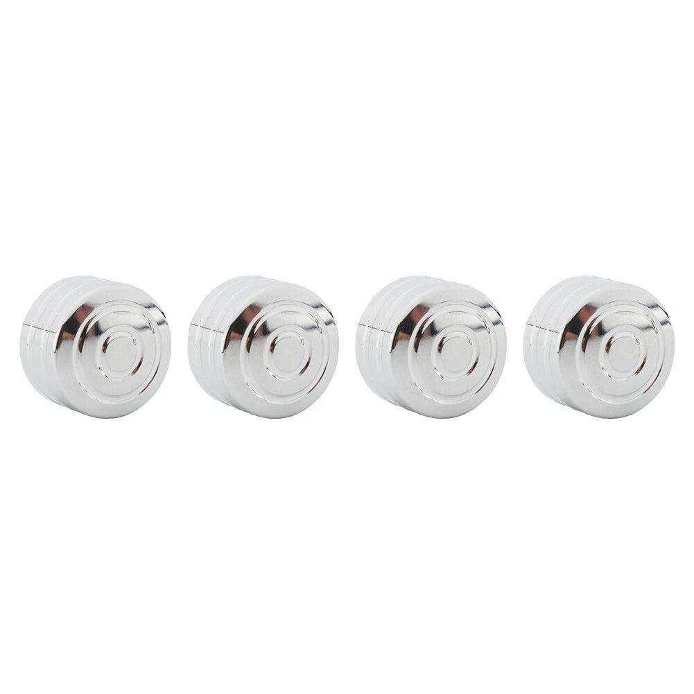 4 x Chrome Machined Head Bolt Cover Caps for Triumph T120 Thruxton (2016-2023)