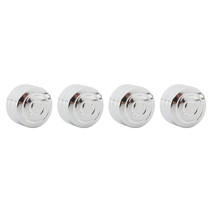 4 x Chrome Machined Head Bolt Cover Caps for Triumph T120 Thruxton (2016-2023)