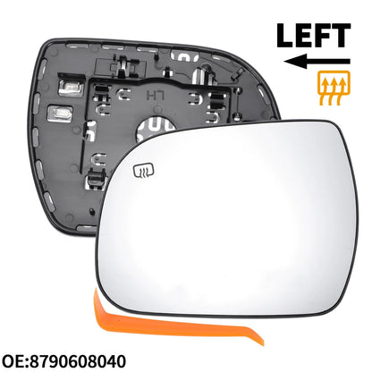 Heated Left Side Mirror Glass Replacement for Toyota Sienna (2011–2019)