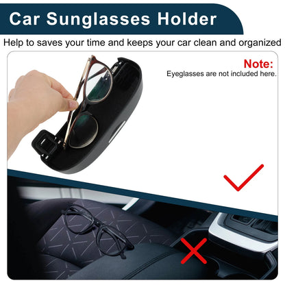 Sunglasses Case for Ford Kuga 3 MK3 ST-Line (2020-2025) - ABS Black 1 Set