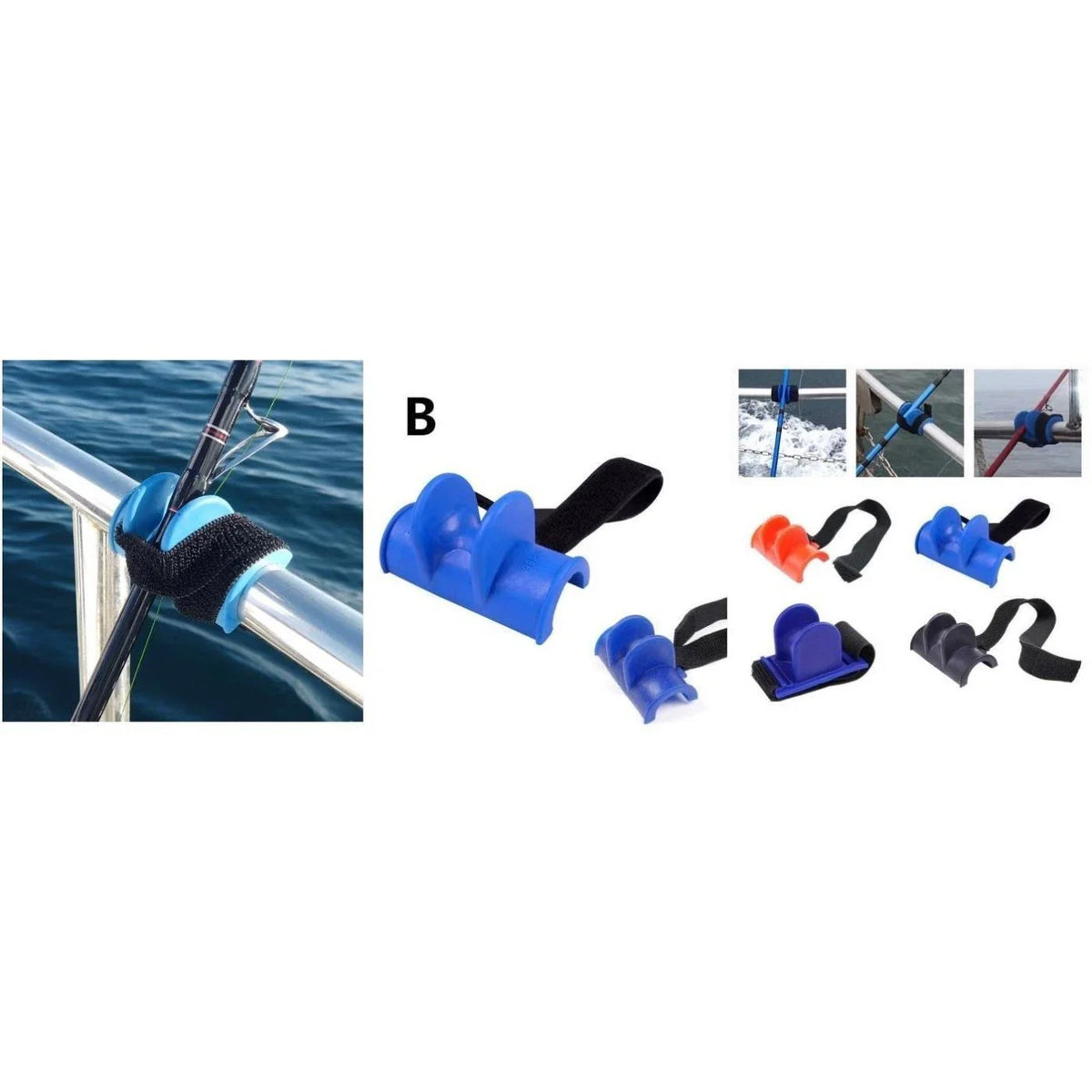 Fishing Rod Holder Stand U Shape for Boat, Marine, PWC, Jet Ski
