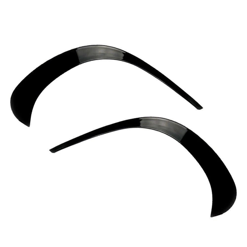 Black Front Bumper Spoiler Trim Cover for Benz GLC X253 (2020-2021)