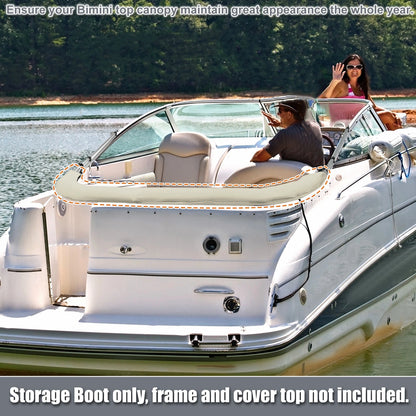Storage Boot Sock 73-78" W for Boat Bimini Top