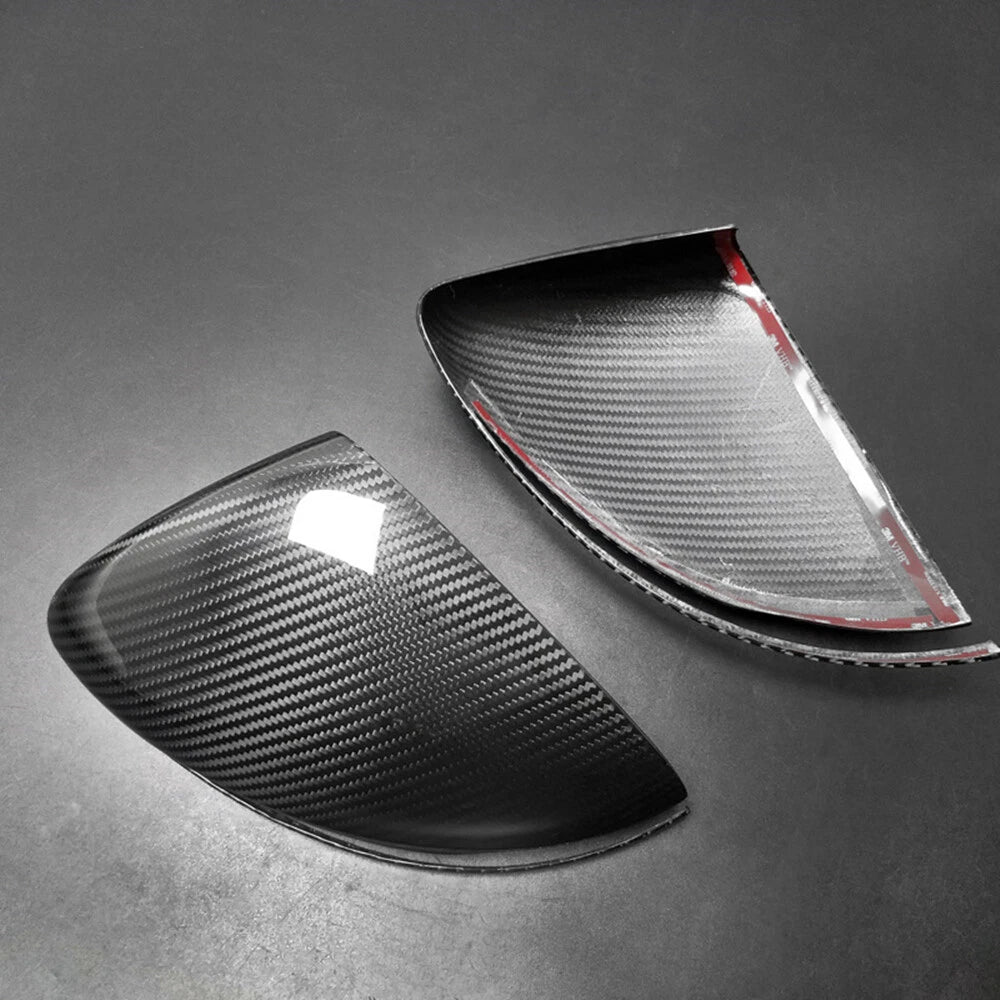Glossy Carbon Fiber Mirror Covers for Benz W464 W463A G-Class (2019-2023)