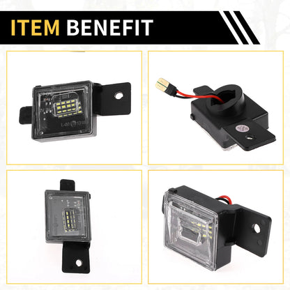 License Plate Light for Chevrolet Silverado Clear Lens