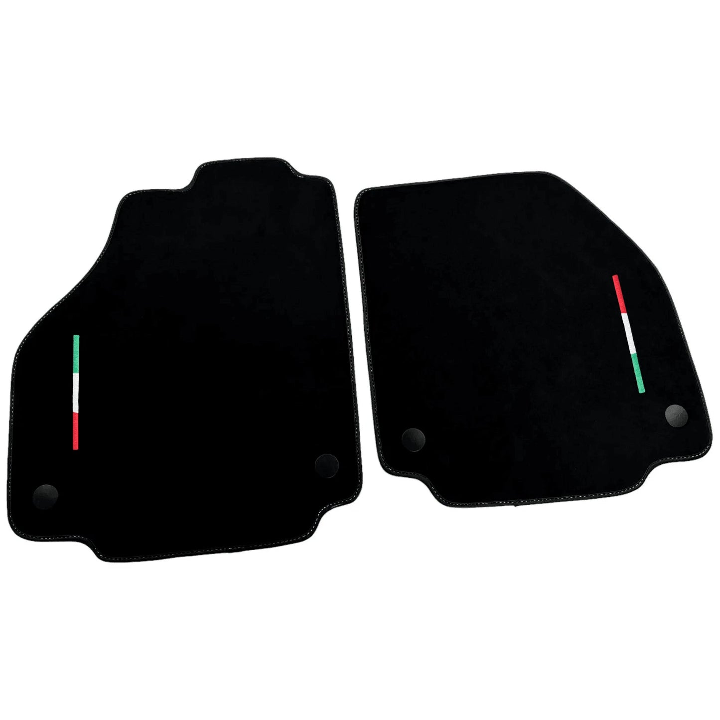 Alcantara Black Floor Mats for Ferrari 488 Spider (2015-2022)