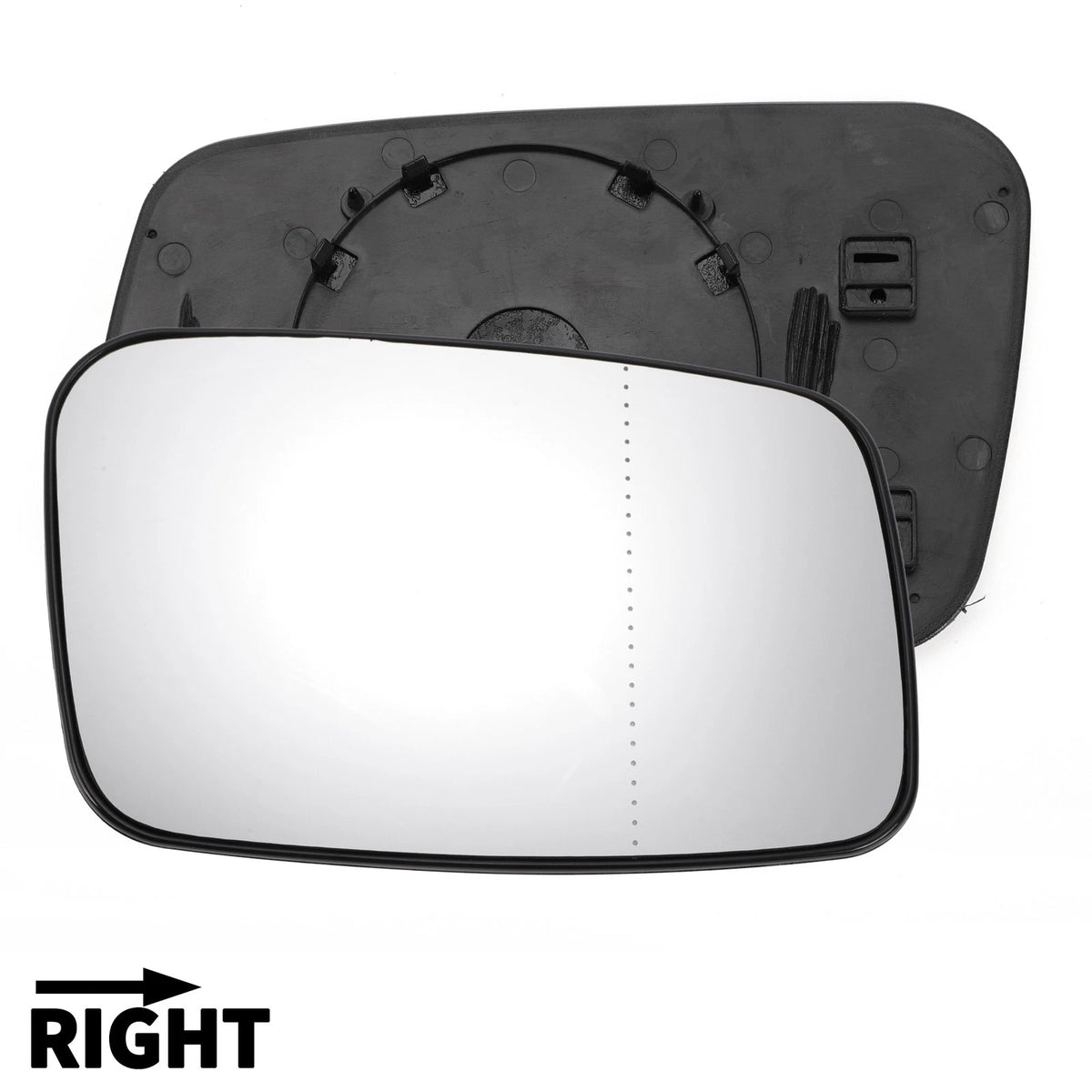 Right Side Mirror Glass for Volvo 850 S40 S70 S90 V40 V70 (1993-2000)