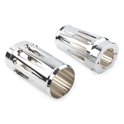 Chrome Fork Boot Slider Cover for Harley Touring Road King Glide (1980-2024)