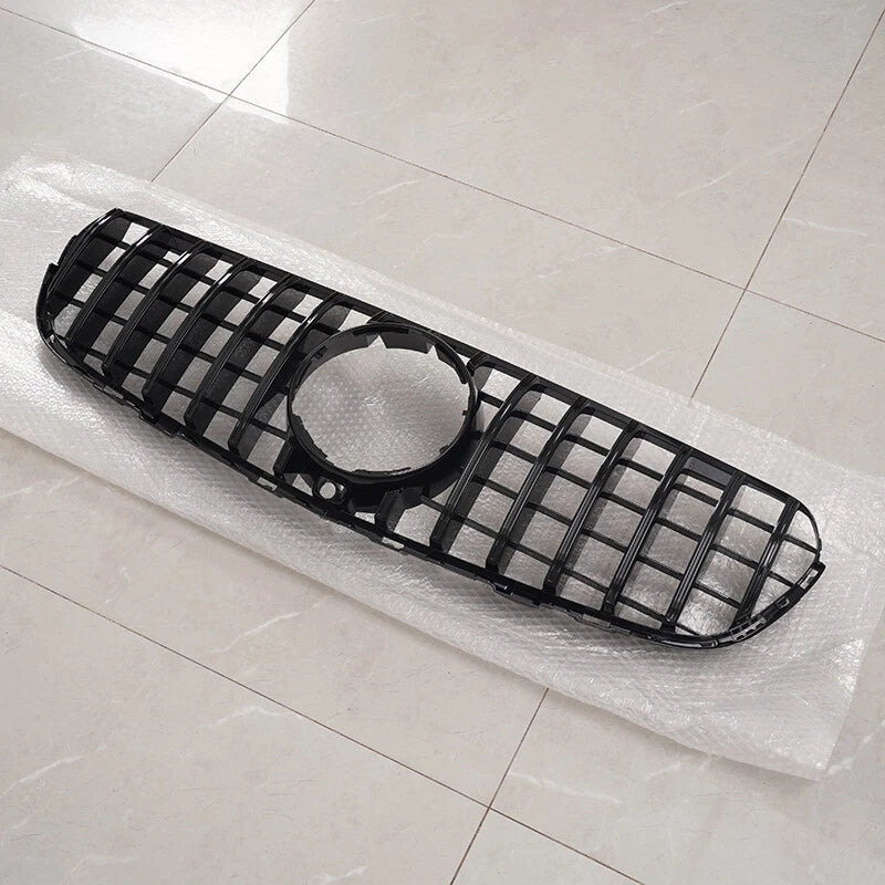 GT Front Grille Black for Mercedes Benz GLC X253 GLC300 GLC350 (2015-2019)