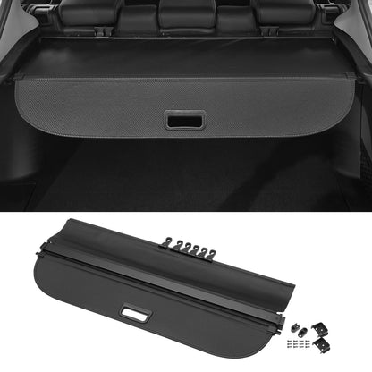 Car Rear Retractable Cargo Cover for BMW X1 E84 2009-2015 Carbon Fiber Black