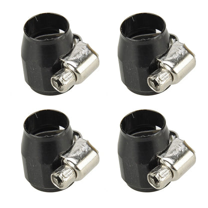 4pcs Aluminum Alloy 4AN Hex Hose Fittings for Universal