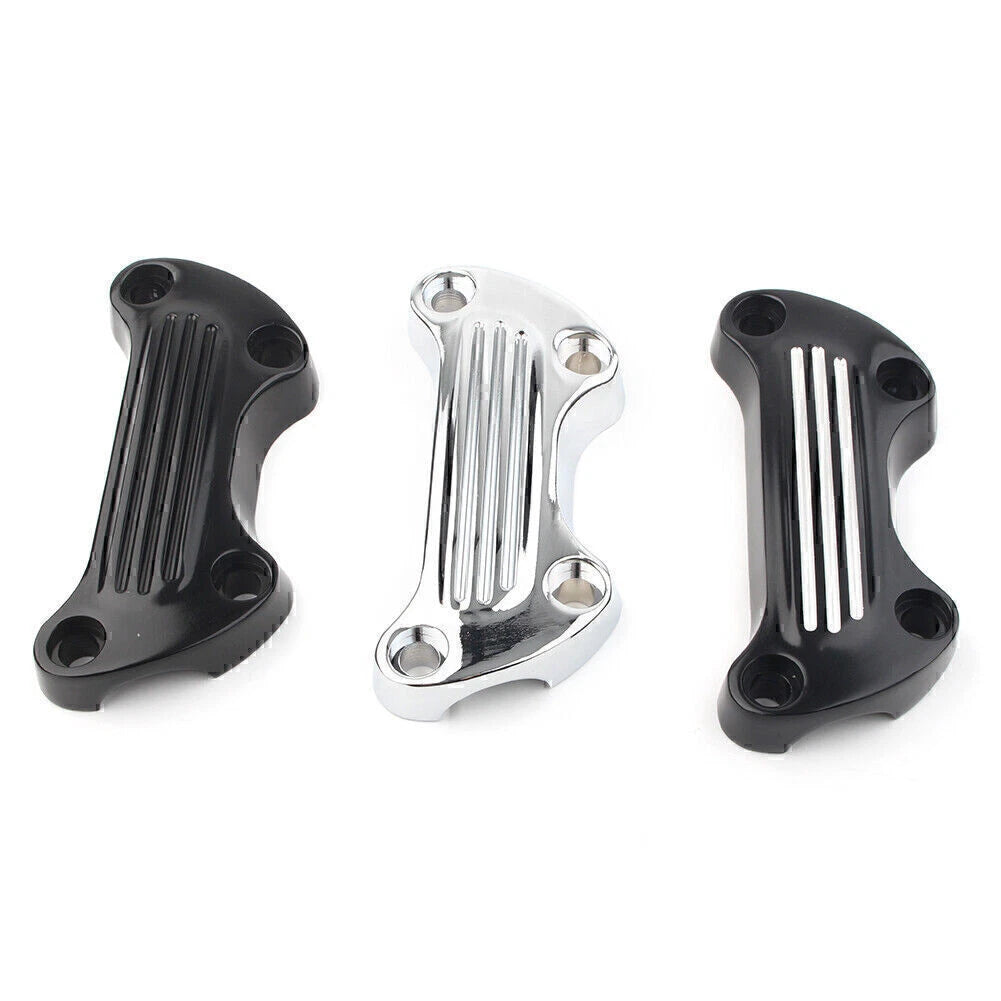 1" Handlebar Riser Top Clamp Cover for Harley Sportster Softail Dyna (2004-2023)