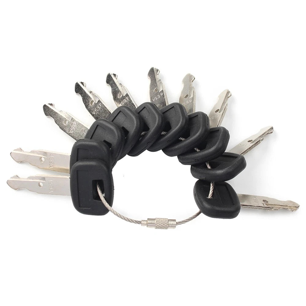 10 x Ignition Keys for Kubota Mini Excavator (No Year Specified)