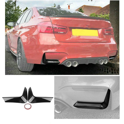 Front & Rear Bumper Splitter Lip Spoiler Black for BMW F80 M3 F82 F83 M4 (14-20)