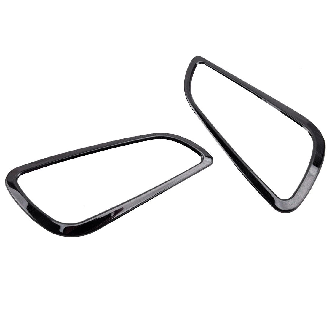 Interior Door Handle Frame Trim 4x Stainless Steel Black for Ford Focus ST RS (2015-2018)