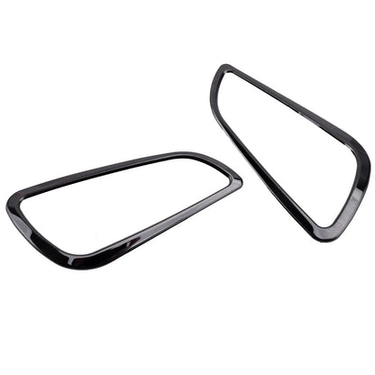 Interior Door Handle Frame Trim 4x Stainless Steel Black for Ford Focus ST RS (2015-2018)