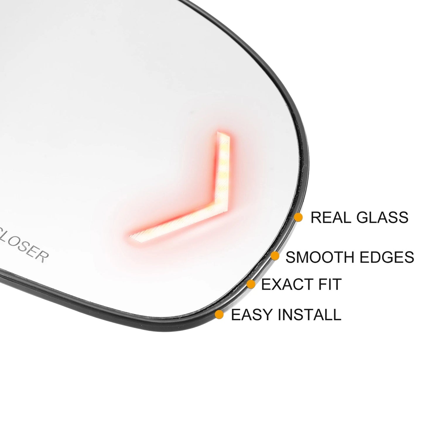 Passenger Side Heated Mirror Glass for Tahoe Yukon Sierra Silverado