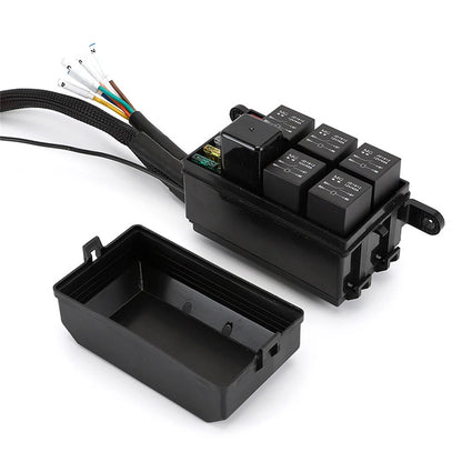6 Gang Switch Panel with Colorful Back Lights for ATV Circuit Control Box