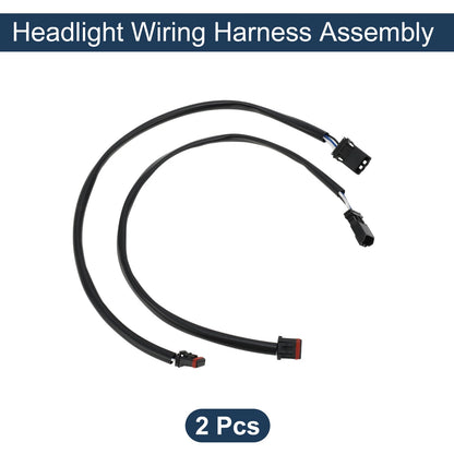 40cm Headlight Wiring Harness Assembly for Harley-Davidson Sportster 883 XLH883