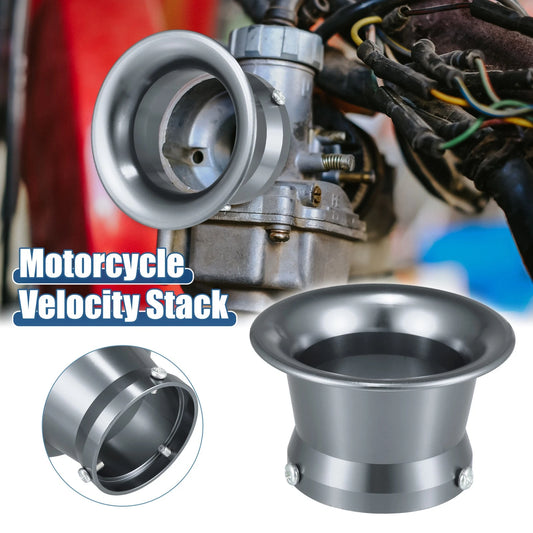 50mm Velocity Stack Carburetor Air Filter Funnel Titanium Tone for Motorbike