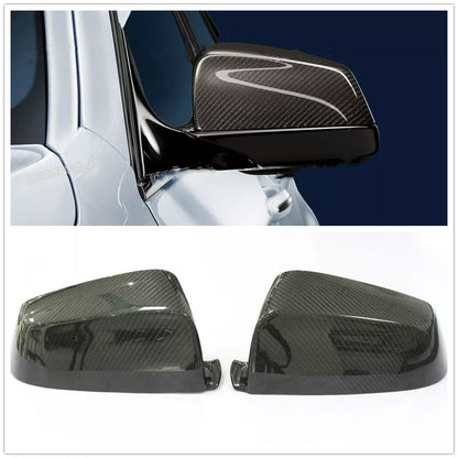 Carbon Fiber Rear Mirror Covers for BMW 5 6 7 Series (2007-2017)