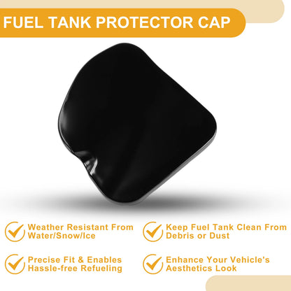 Fuel Tank Door Cap for Toyota Tacoma (2005-2015) Black Filler Flap Cover